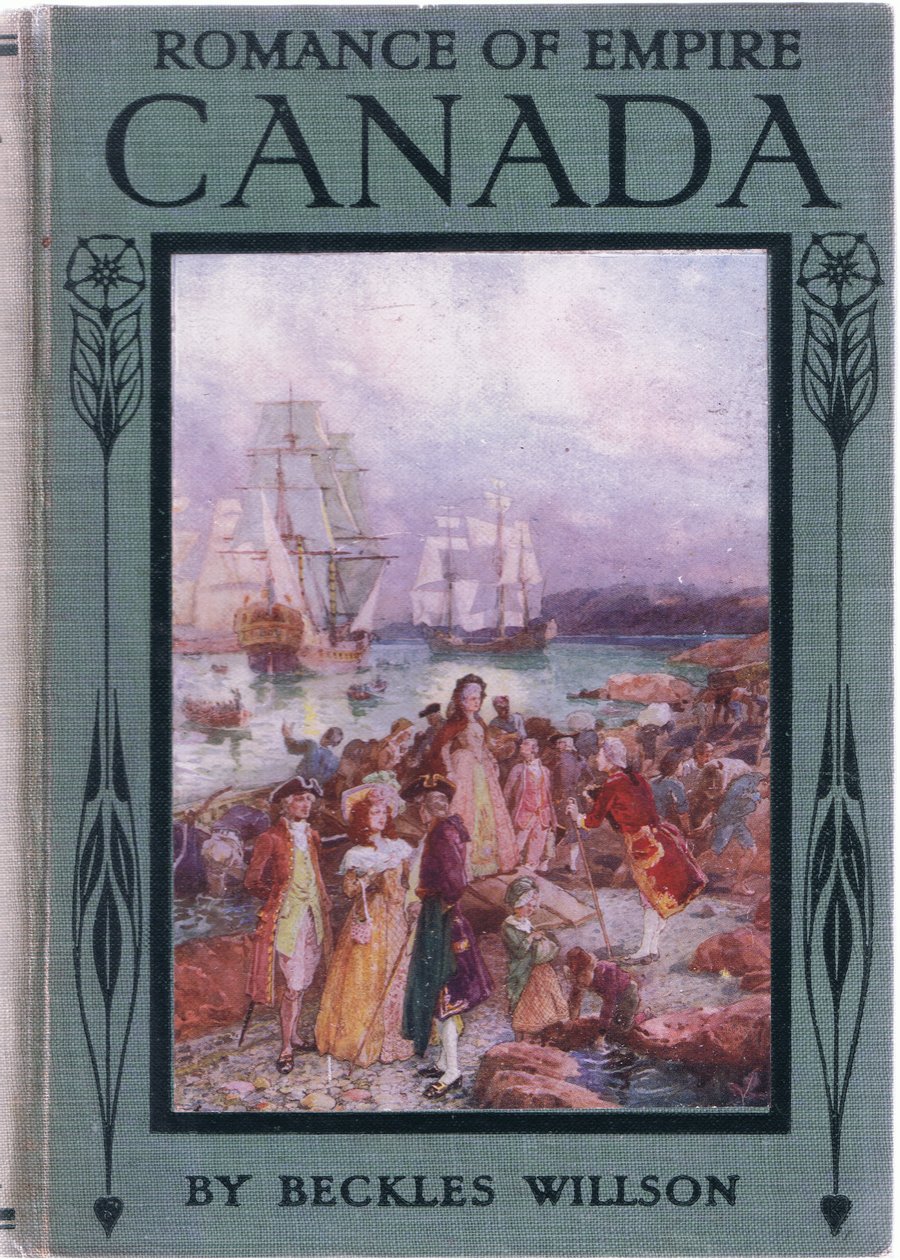 A Romance of Canada címlapja, 1920 körül alkotó: Henry Sandham