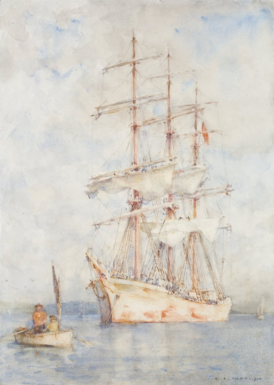 A fehér hajó, 1915 alkotó: Henry Scott Tuke