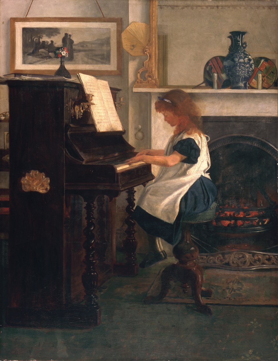 A zongoránál alkotó: Henry Stacey Marks