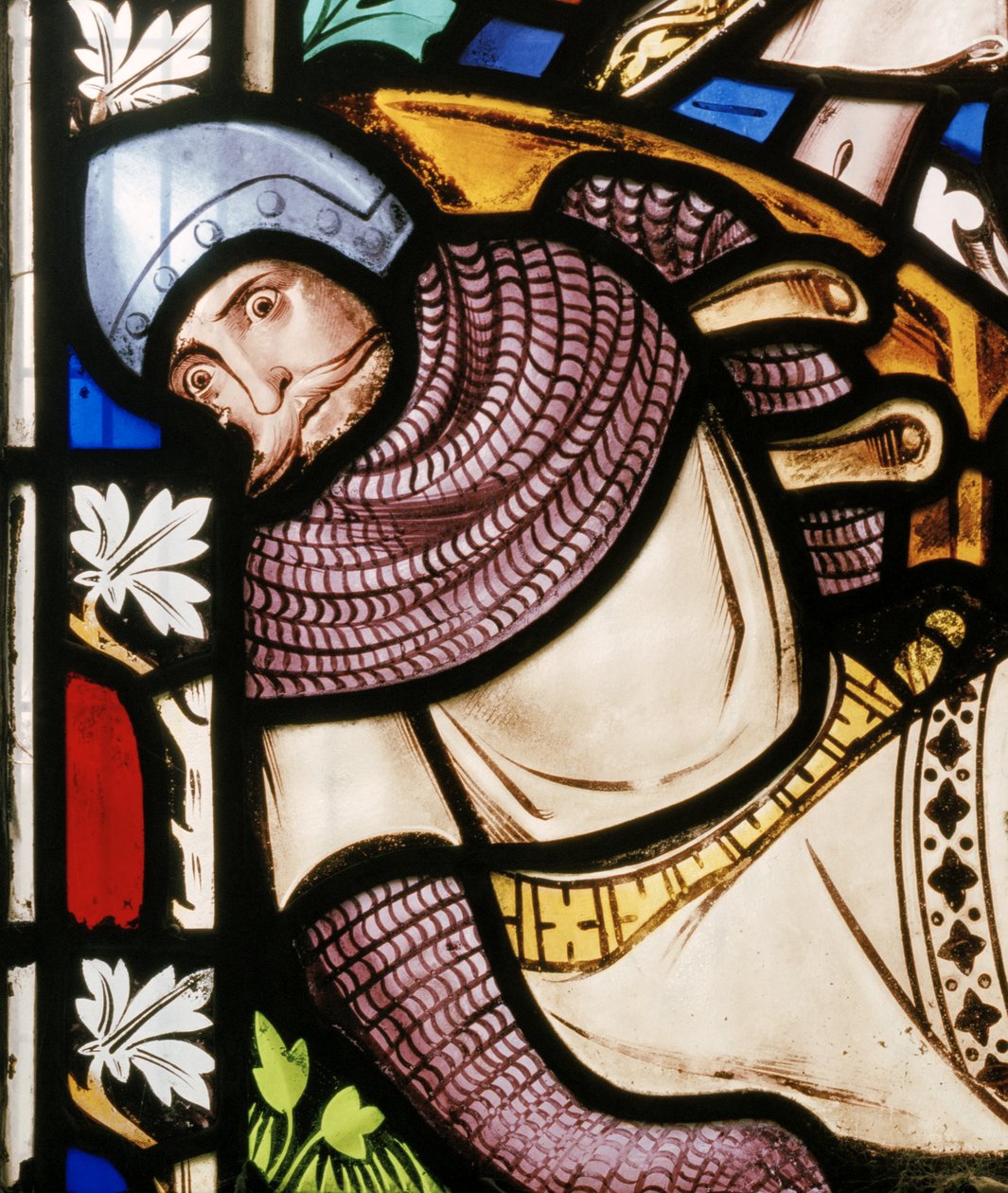 Moreton In Marsh, St David, East Window részlet, Lavers & Barraud, Henry Stacy Marks, The Resurrection, 1858 alkotó: Henry Stacey Marks
