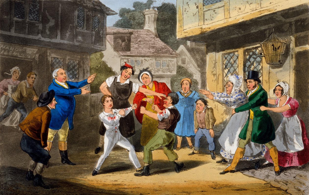 Illusztráció az 1842-es „Egy sportoló élete” c alkotó: Henry Thomas Alken
