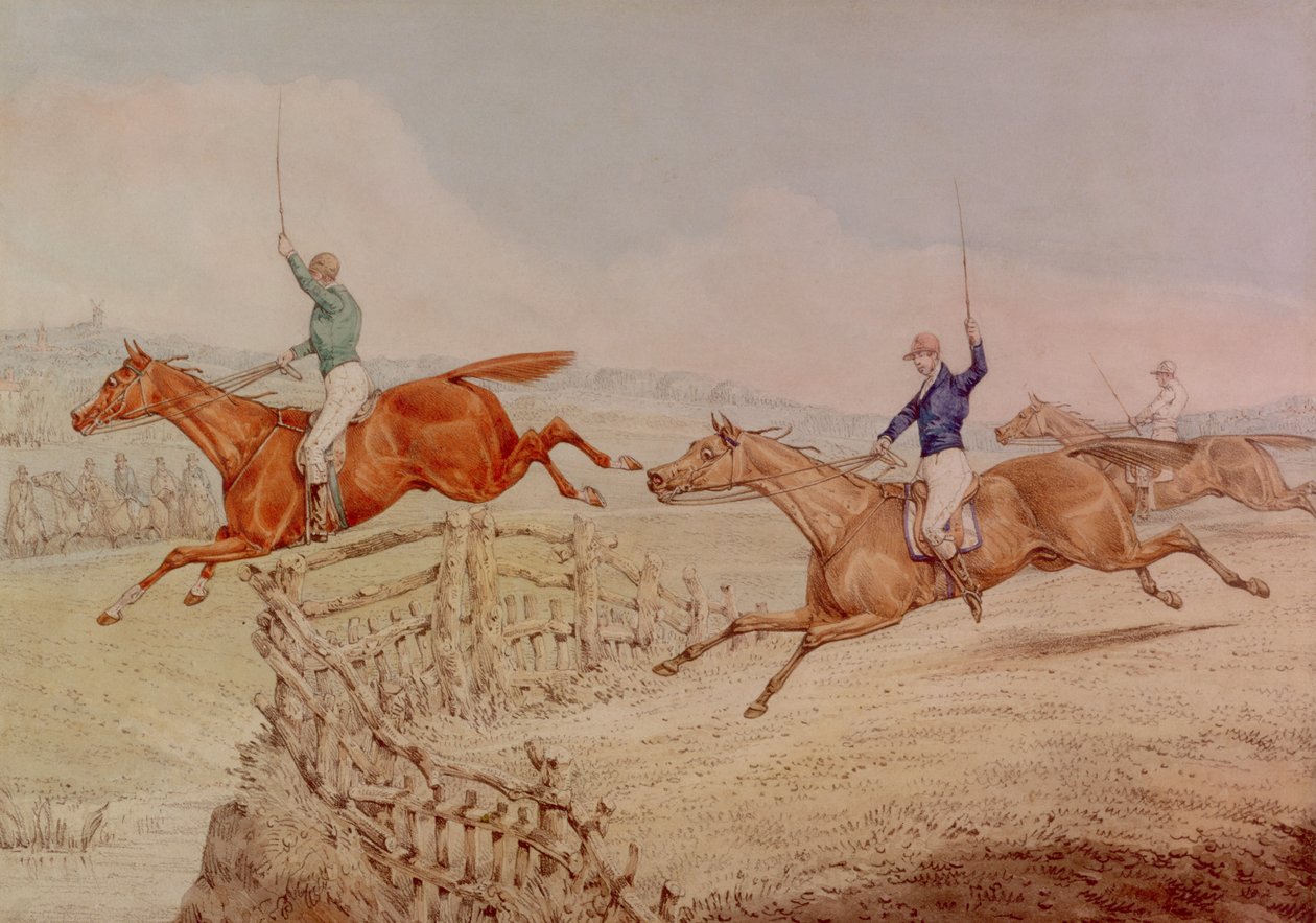 Kerítés ugrása alkotó: Henry Thomas Alken