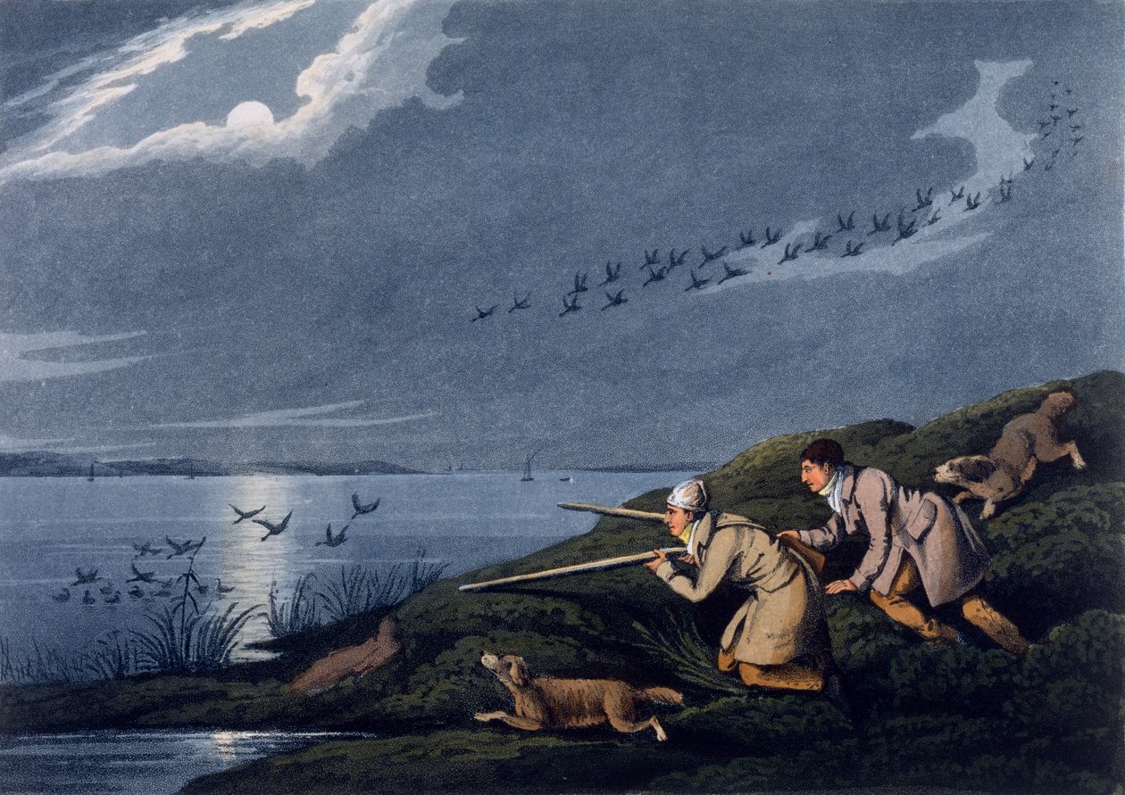 Vadszárnyaslövés, 1820 alkotó: Henry Thomas Alken