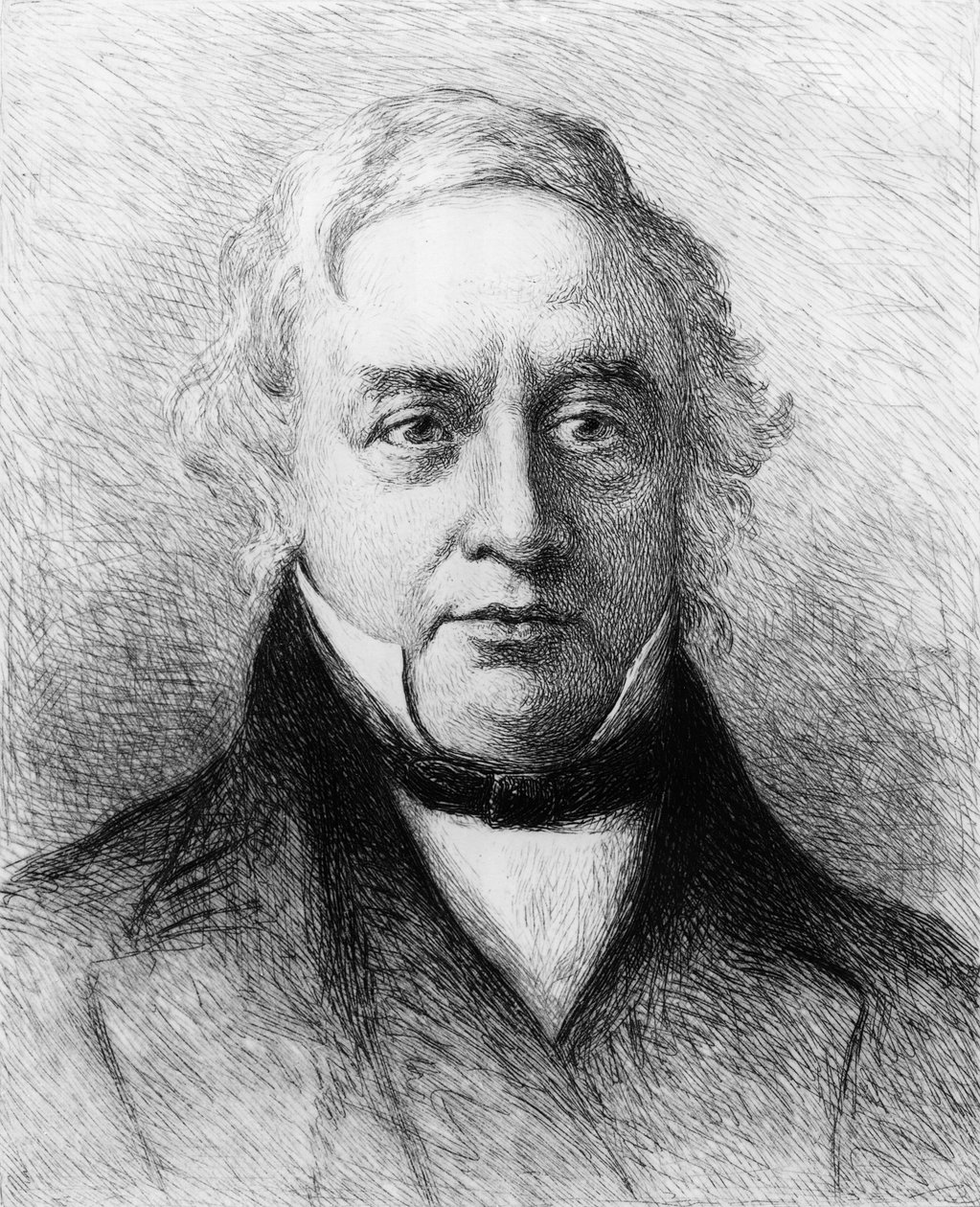 Thomas Love Peacock, W.H.W Bicknell rajzolta és metszett, 1910 alkotó: Henry Wallis