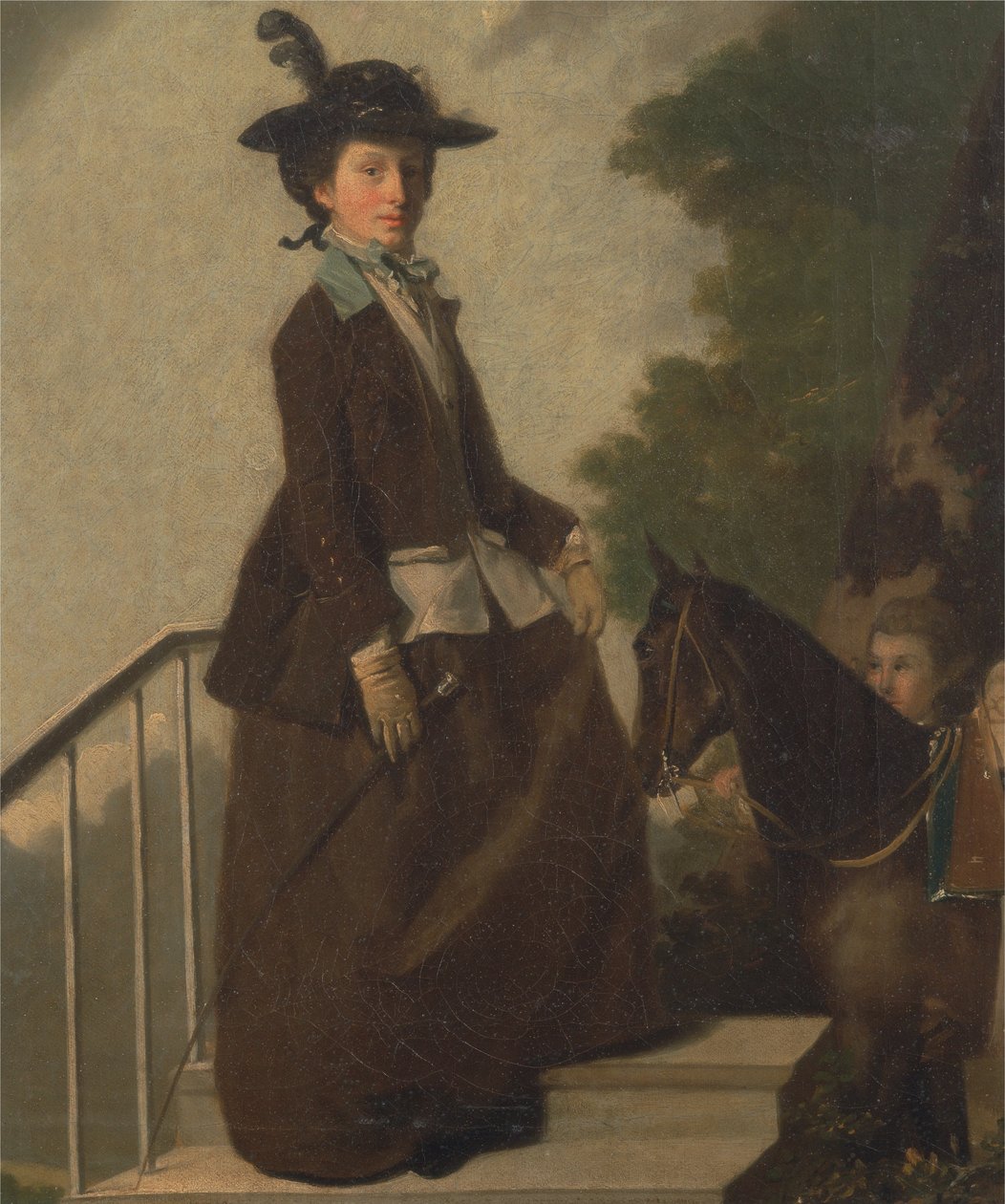 Elizabeth Bridgman, a művész nővére alkotó: Henry Walton