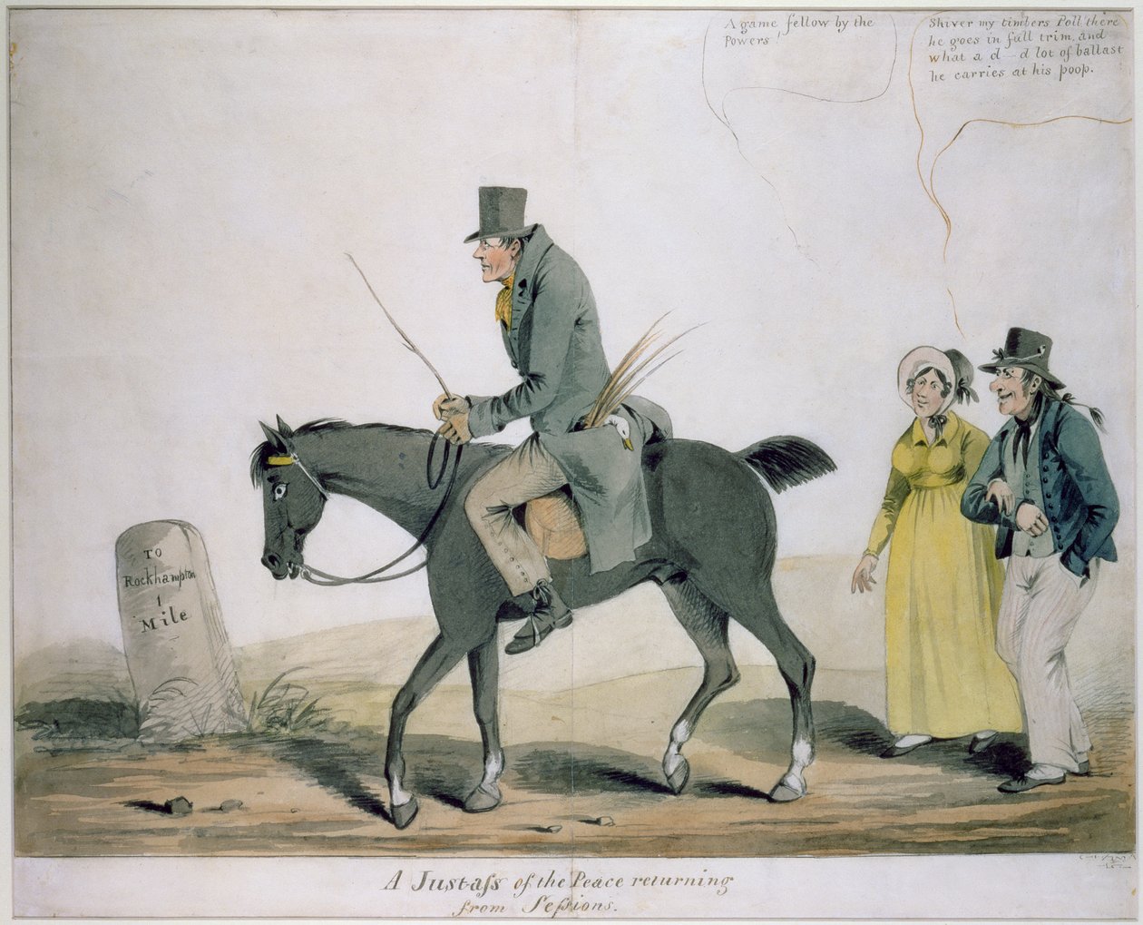 A békebíró visszatér az ülésekről alkotó: Henry William Bunbury