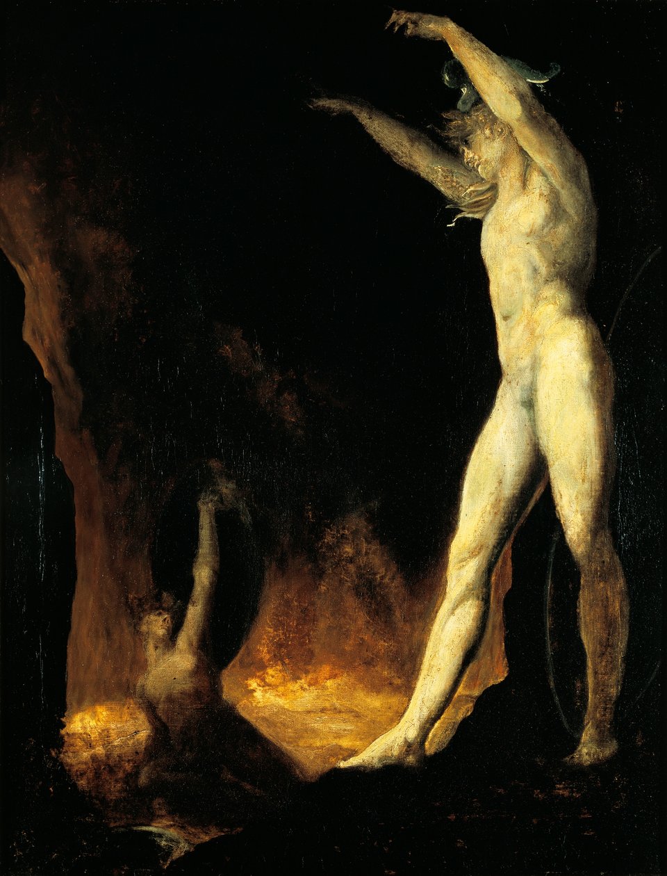 Sátán hívja Belzebubot alkotó: Johann Heinrich Füssli
