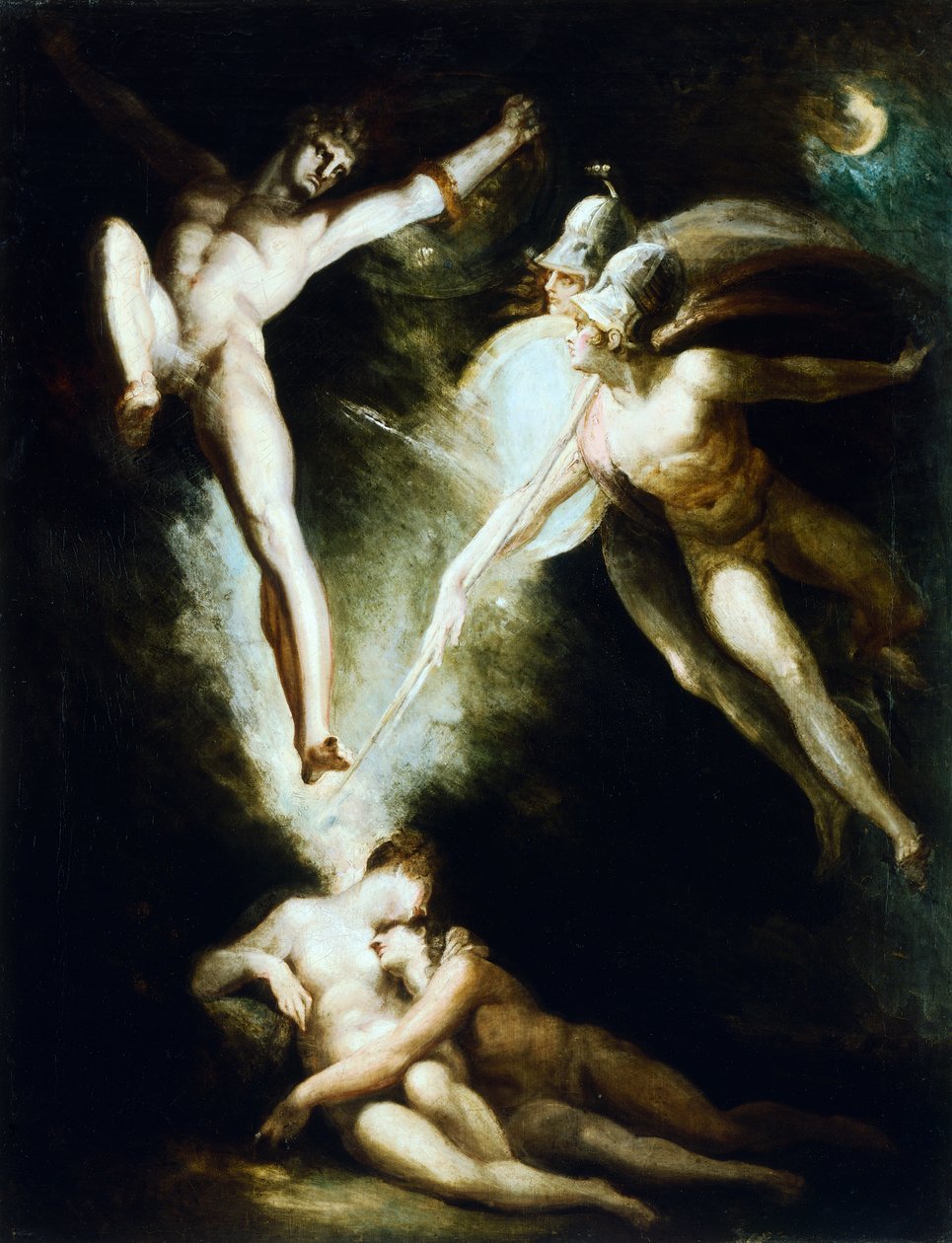 Sátán, akit Ithuriel kardja érintett meg Johann Heinrich Fussli (1741-1825) alkotó: Johann Heinrich Füssli