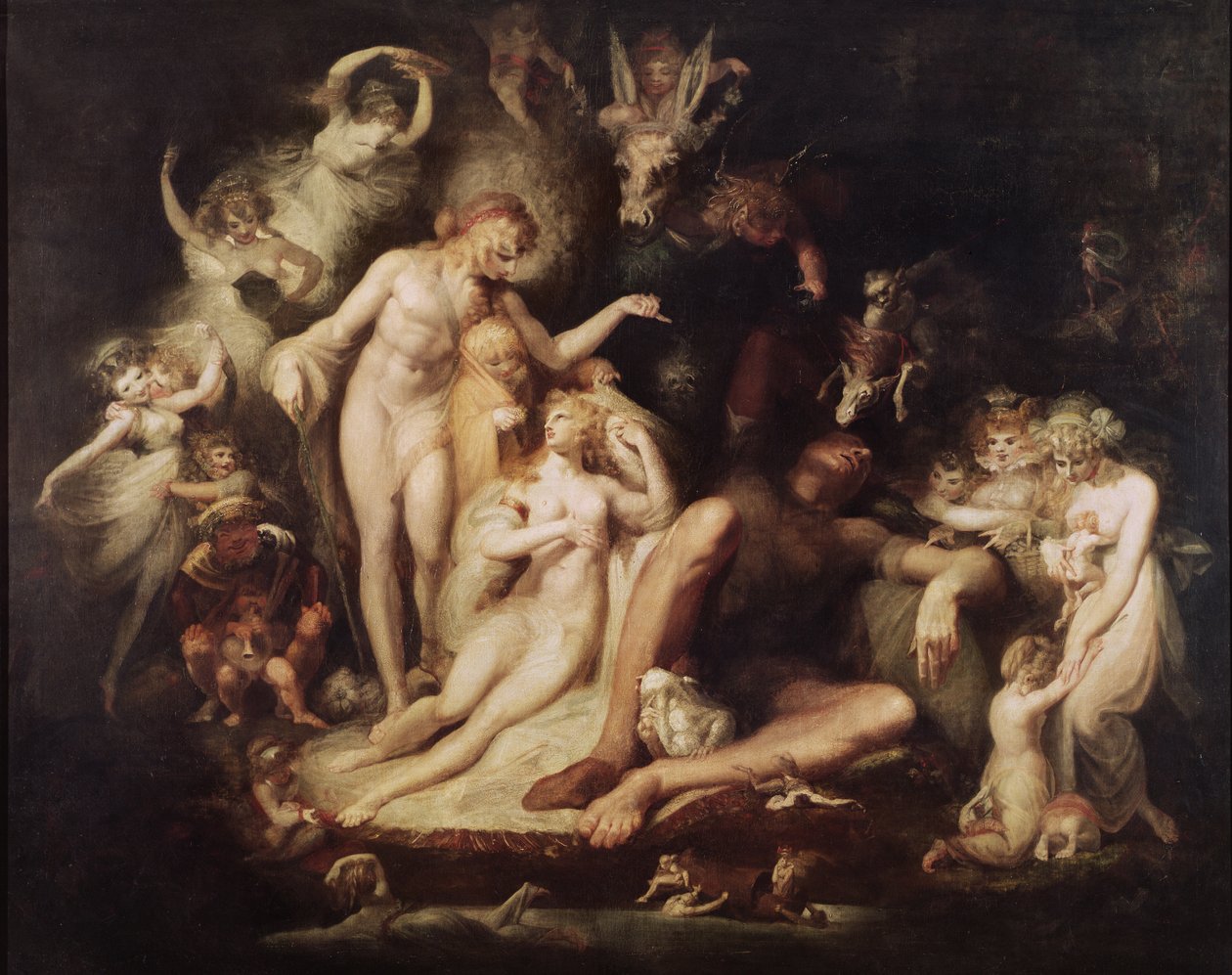 Titánia ébredése alkotó: Johann Heinrich Füssli