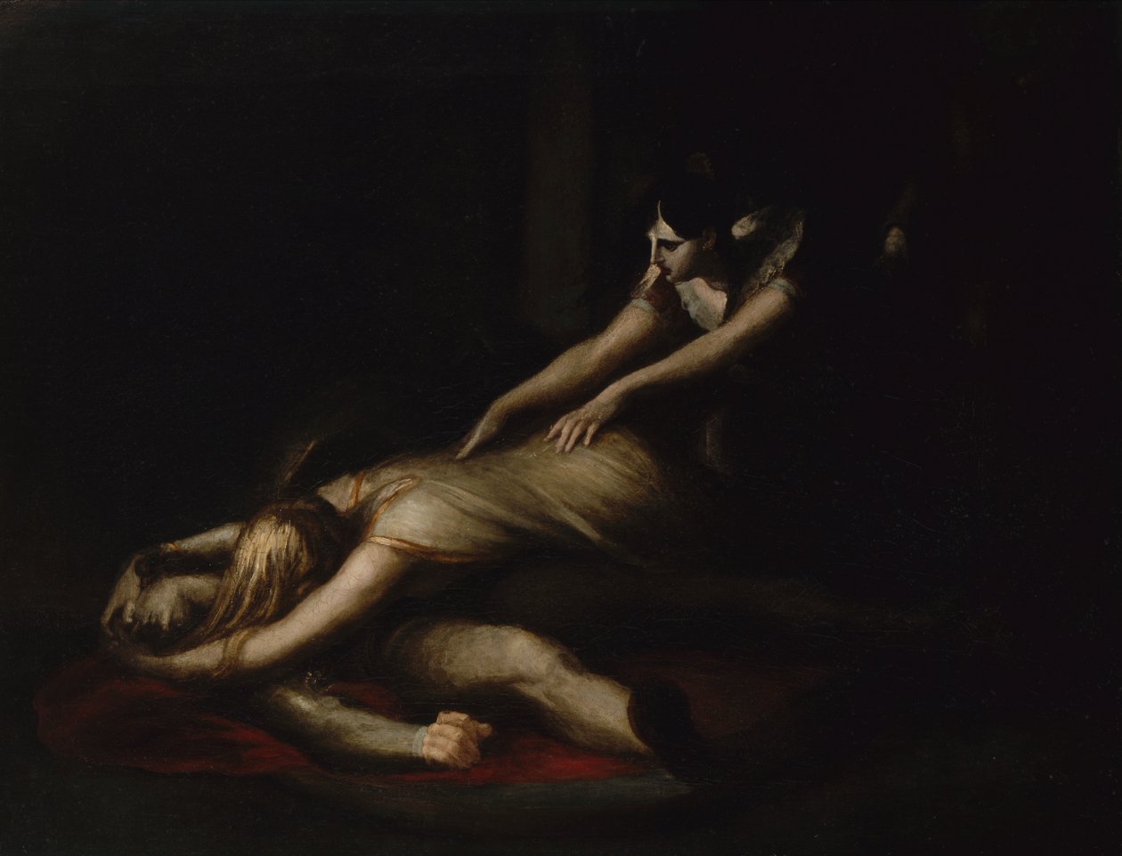 Kriemhild fájdalma alkotó: Johann Heinrich Füssli