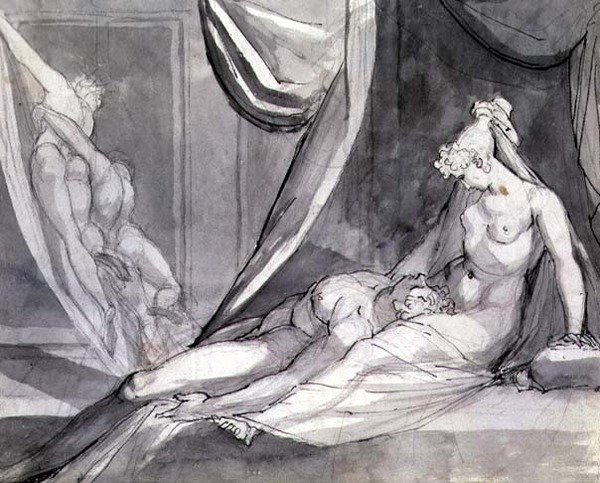 Sarpedon holttestét a Halál és az alvás hozta haza ("Iliász", XVII. könyv, 682) alkotó: Johann Heinrich Füssli