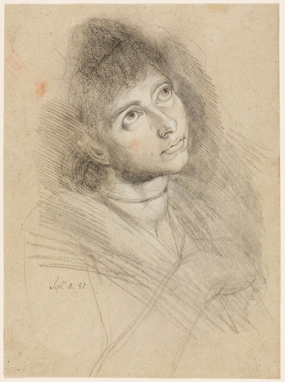 Női portré (Martha Hess) alkotó: Henry (1741 1825) Fuseli
