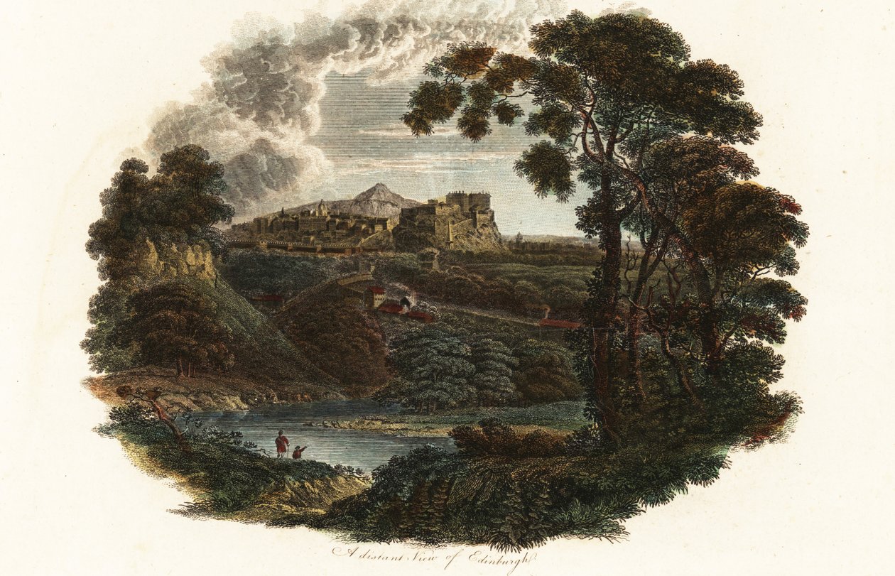 Edinburgh távoli kilátása alkotó: Henry (after) Raeburn