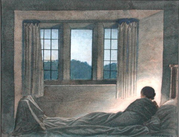Tanulmány a nap végére alkotó: Henry A. Payne