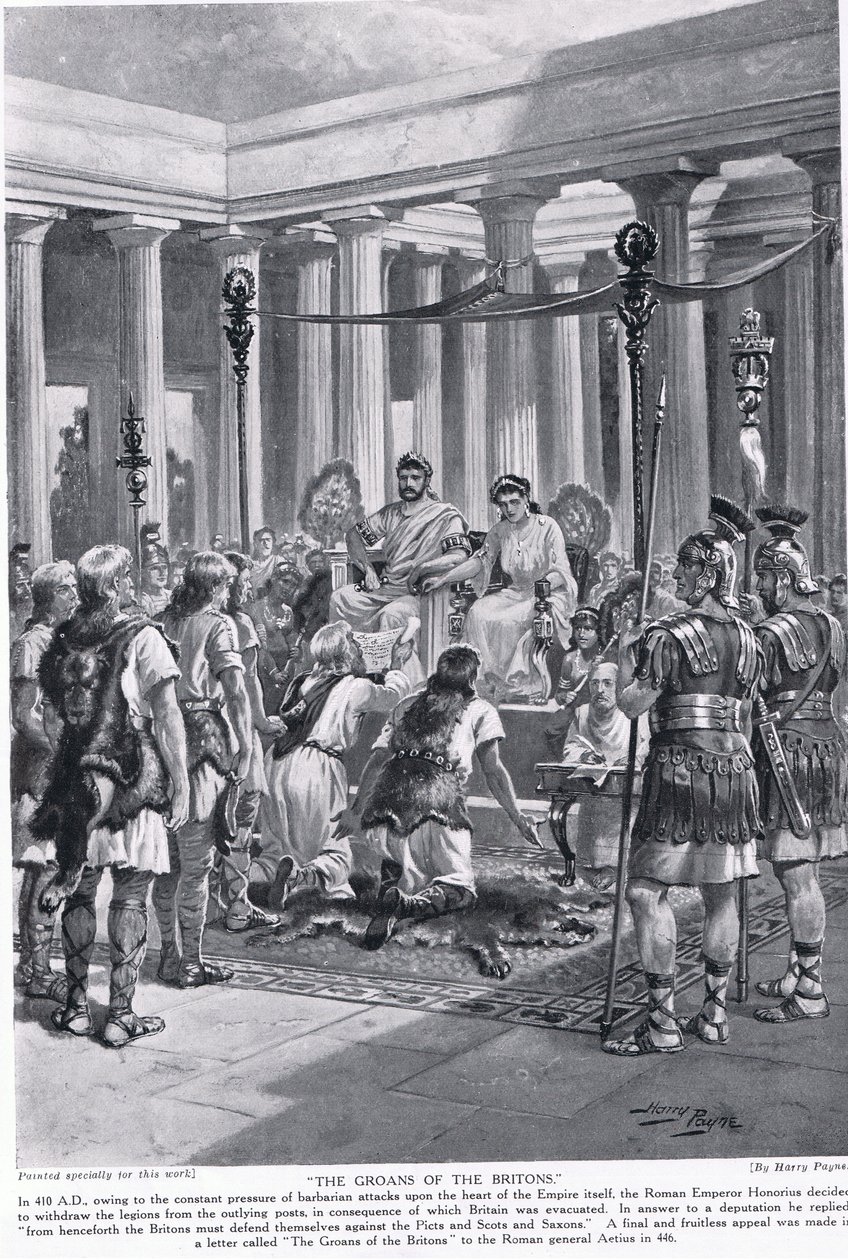 The Groans of the Britons, illusztráció a Hutchinson