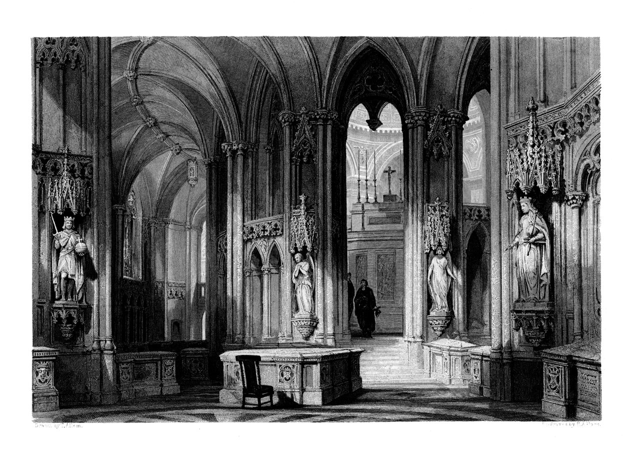 Az Orleans család mauzóleuma, Dreux-i kápolna, Franciaország, 1875 alkotó: Henry Adlard