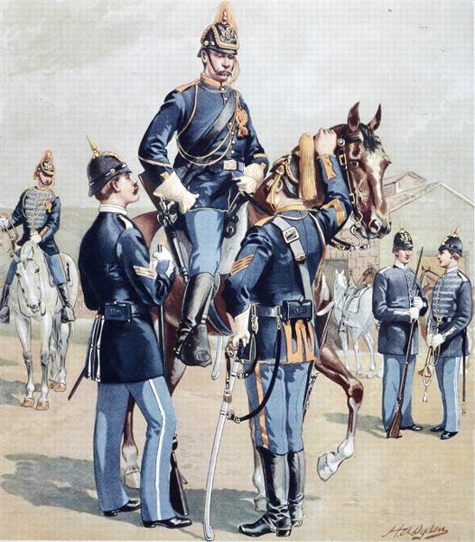 Amerikai lovasság és gyalogság, teljes ruha alkotó: Henry Alexander (after) Ogden