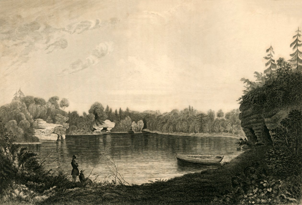„Uckfield Lake”, 1835. alkotó: Henry Alexander Ogg