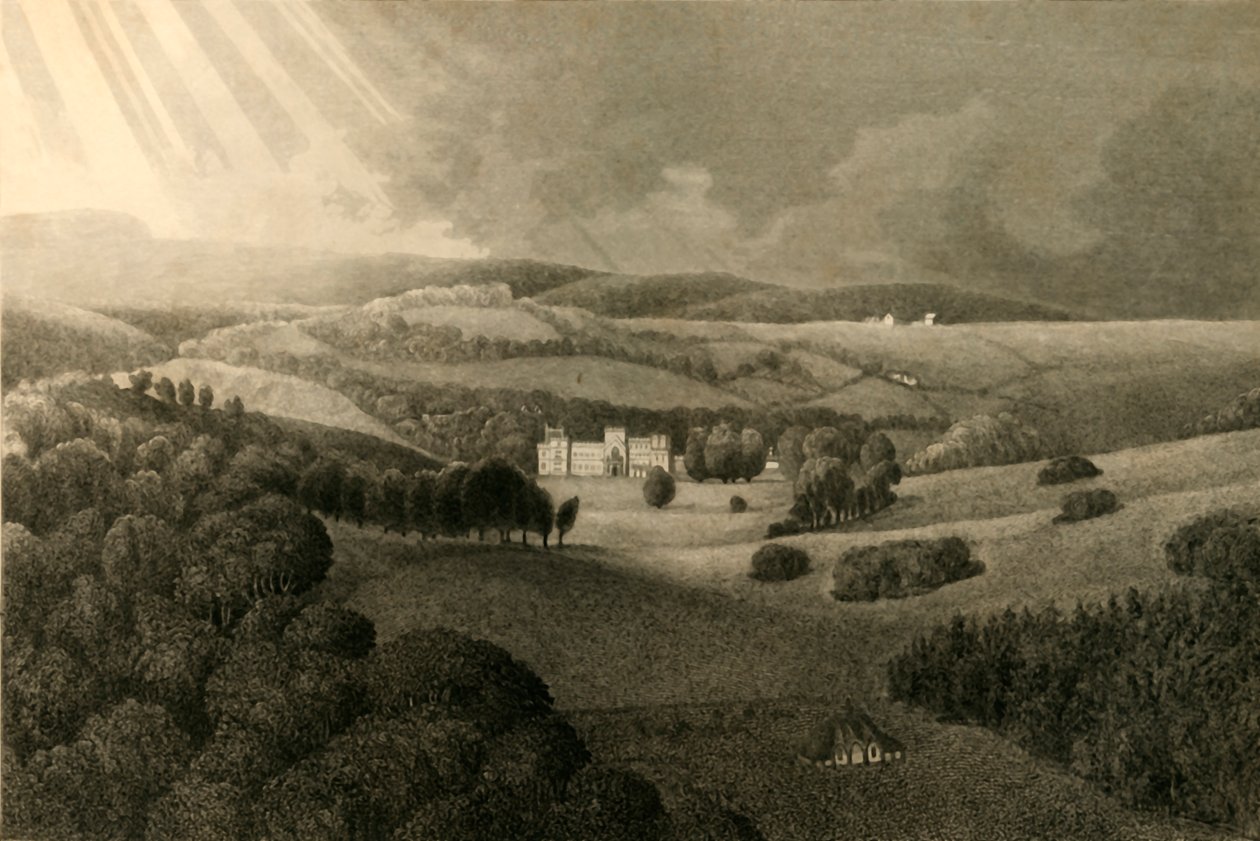 "Westdean-ház", 1835. alkotó: Henry Alexander Ogg