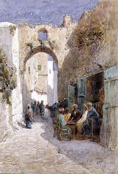 Egy csendes utca, Jeruzsálem alkotó: Henry Andrew Harper