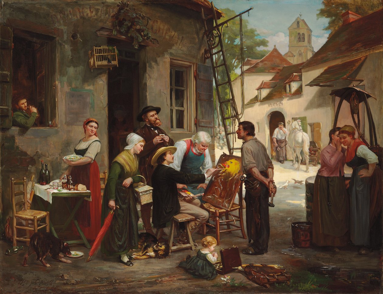 Új jel a régi fogadóhoz, 1870 alkotó: Henry Bacon