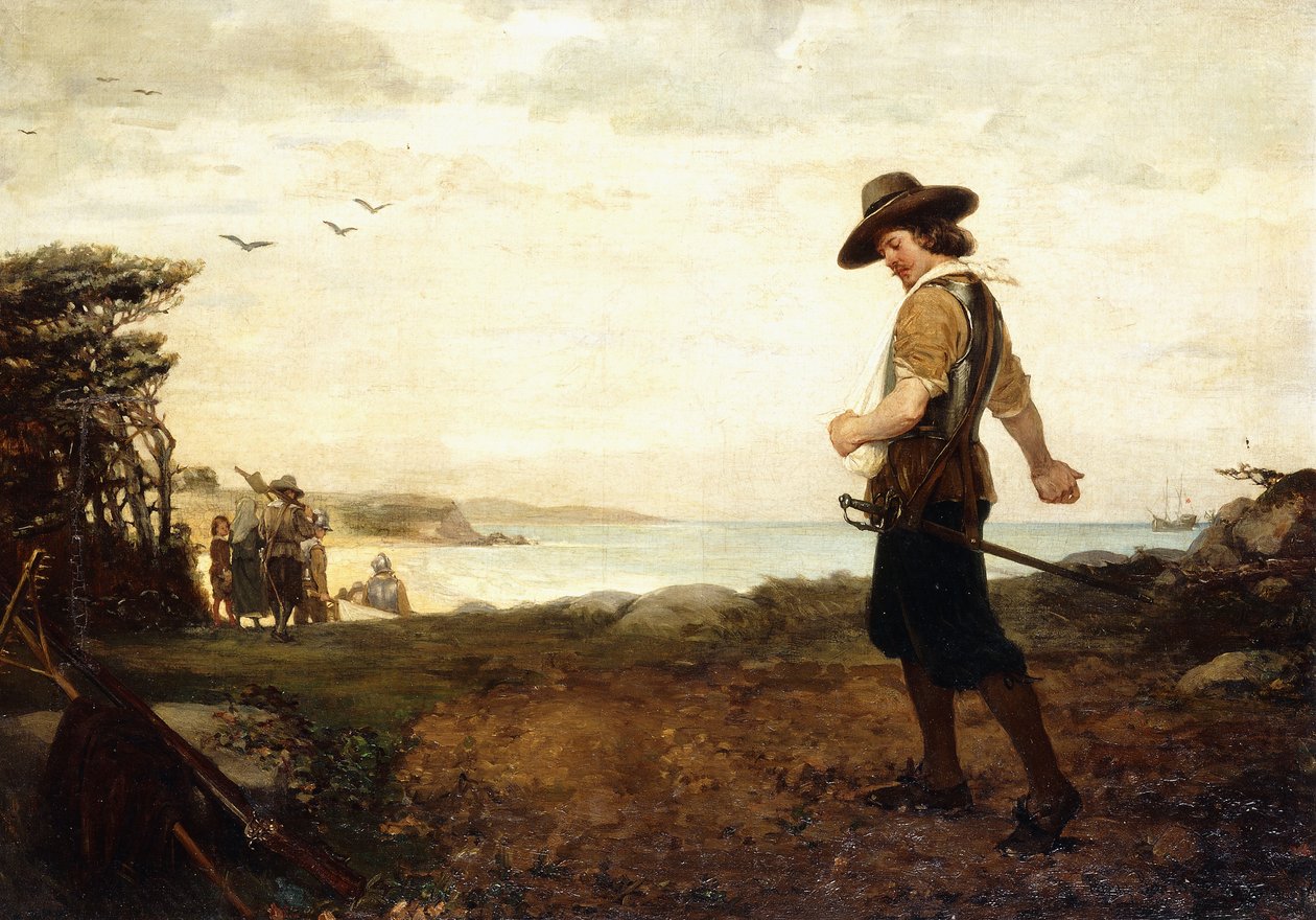 Rose Standish temetése, 1870 alkotó: Henry Bacon