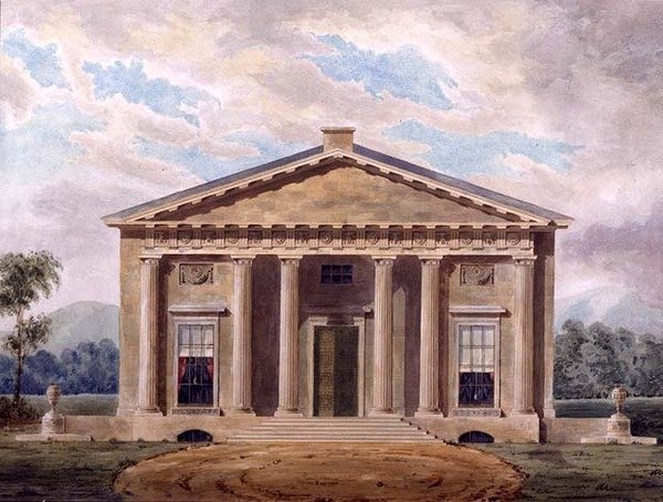 Tervezés egy neoklasszikus villa számára alkotó: Henry Bailey