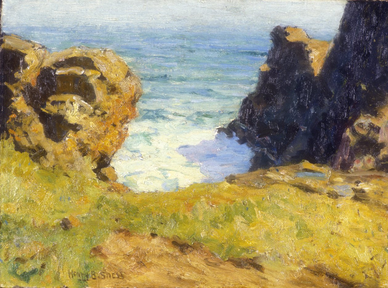 St. Ives közelében, Cornwall, 1914 körül (olaj, vászon) alkotó: Henry Bayley Snell