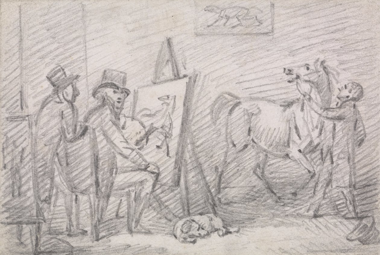 A Művészek Stúdiója alkotó: Henry Bernard Chalon