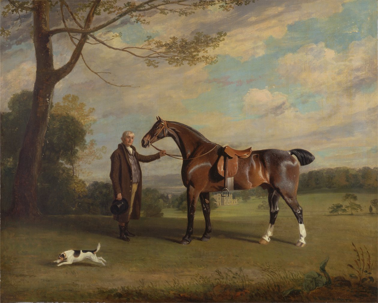 Shrewsbury grófja, aki egy vadászt tart alkotó: Henry Bernard Chalon