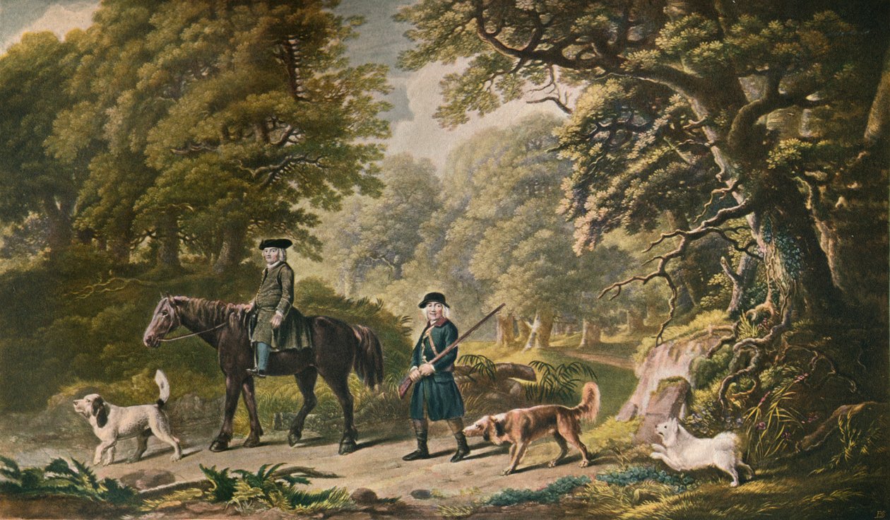 Vadőrök, 1790, 1902 alkotó: Henry Birche