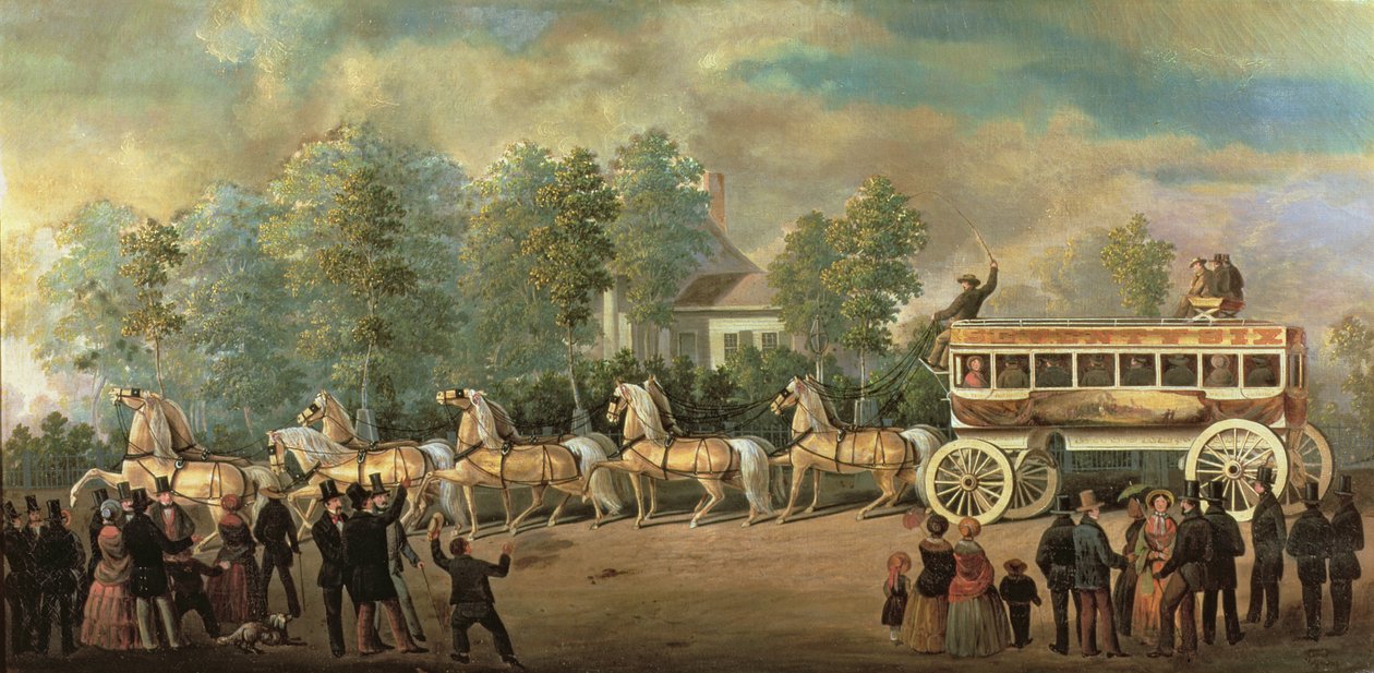 A Knickerbocker Line 76-os edzője, Brooklyn, 1840-50 alkotó: Henry Boese