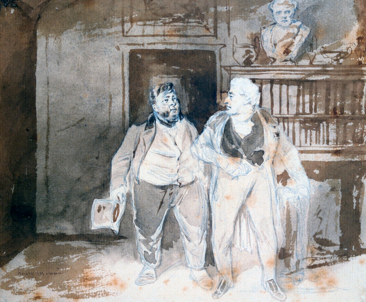 Két karakter, 1825-1877 alkotó: Henry Bonaventure Monnier