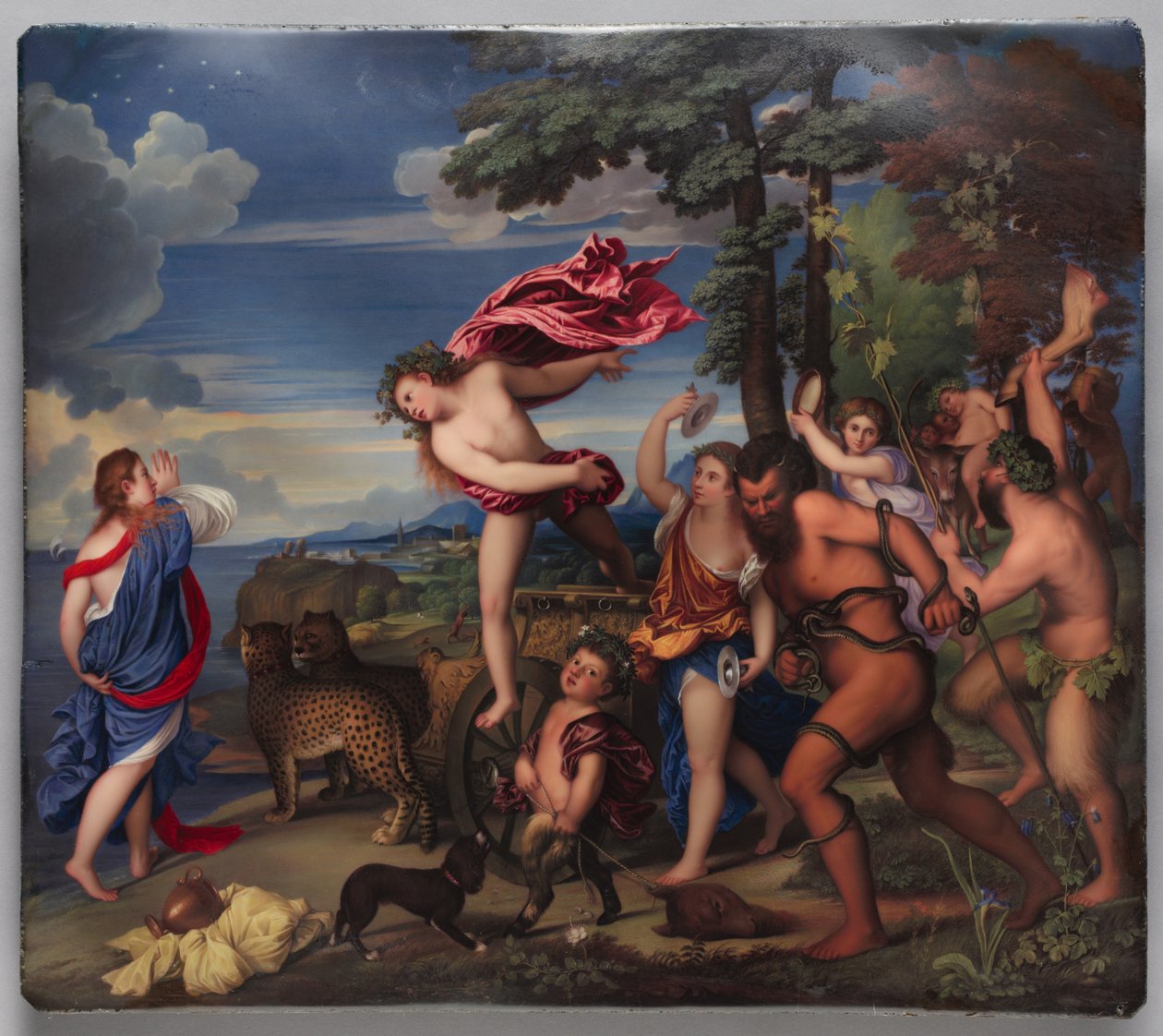 Bacchus és Ariadne, 1808-1811. alkotó: Henry Bone