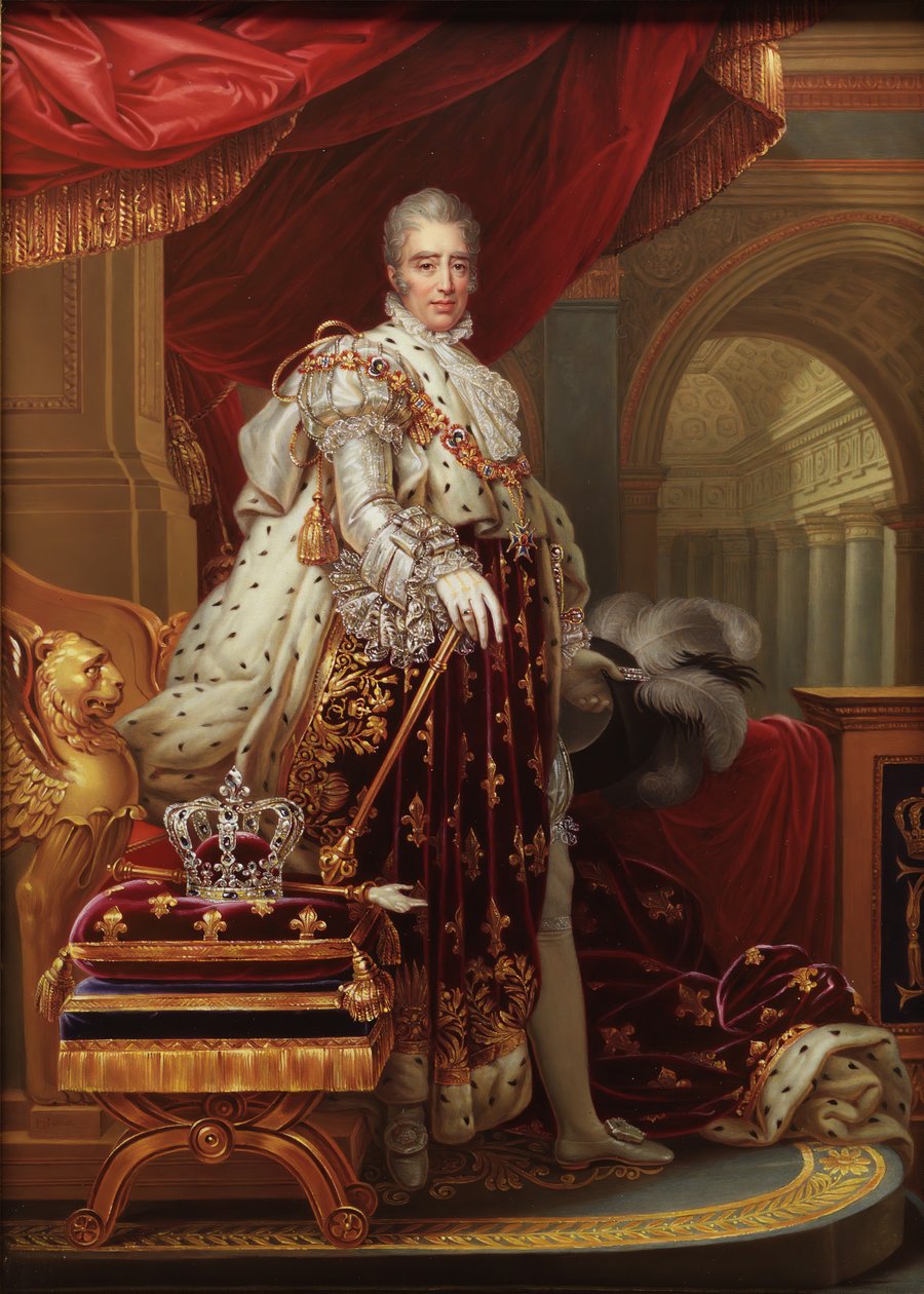 X. Károly 1757-1836, Franciaország királya, Gérard után, 1829. alkotó: Henry Bone