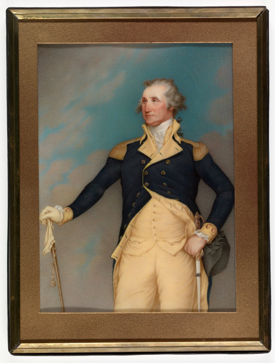 George Washington tábornok, kb. 1845. alkotó: Henry Brintnell Bounetheau