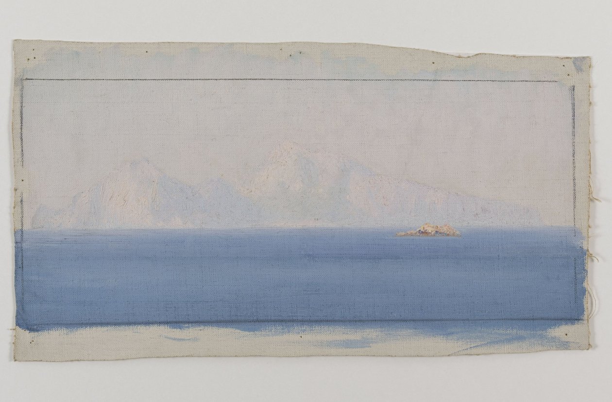 Capri, 1910 és 1912 között (olaj, vászon) alkotó: Henry Brokman Knudsen