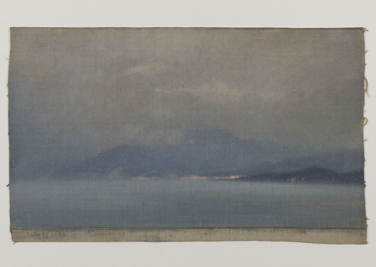 Tájképi tanulmány alkotó: Henry Brokman Knudsen