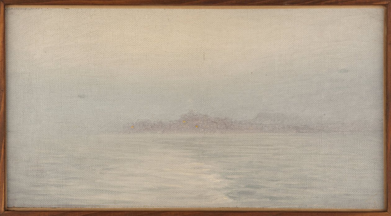 Köd a tengeren, 1911 körül (olaj, vászon) alkotó: Henry Brokman Knudsen