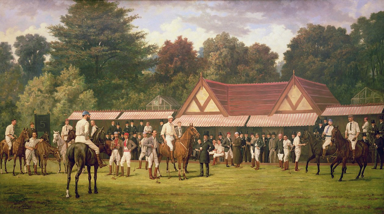 Póló Hurlinghamben, 1890 alkotó: Henry Brooks