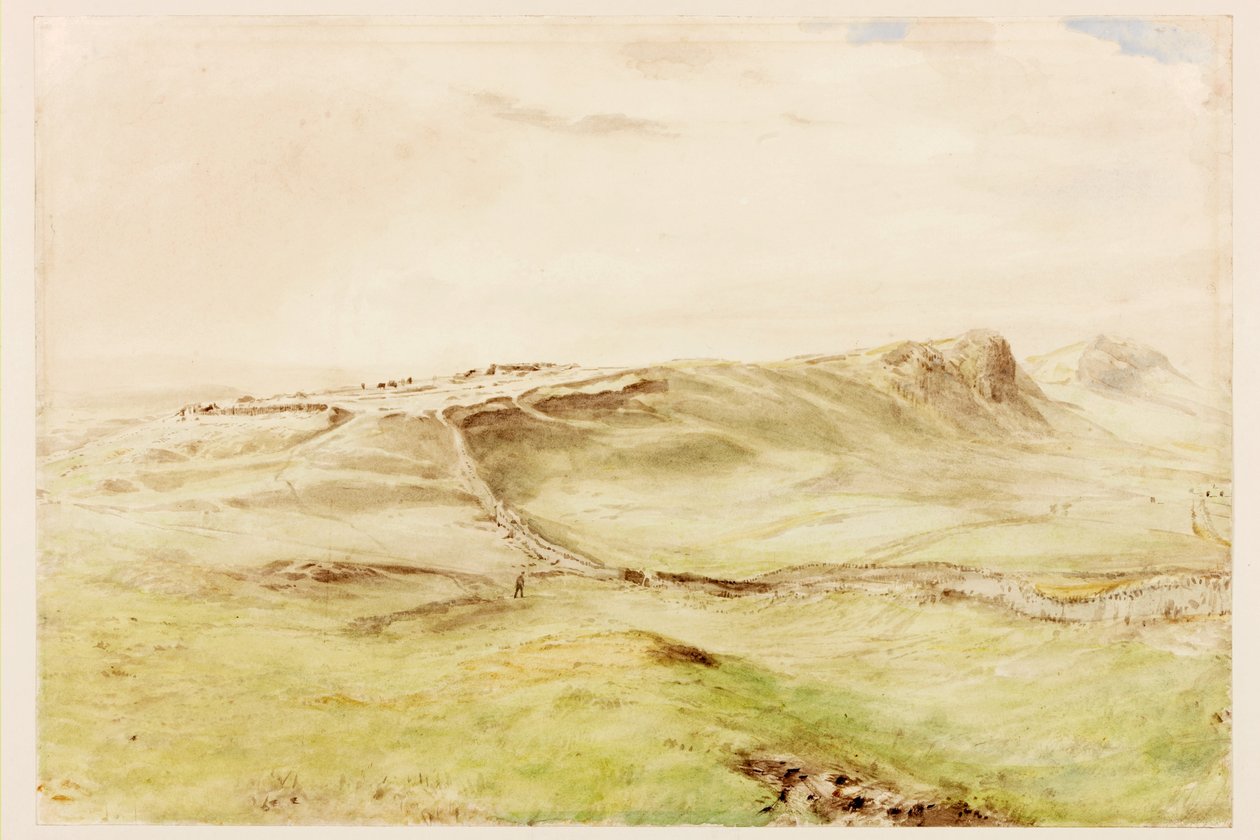 Borcovicus (ceruza és akvarell papíron (kártyára ragasztva)) alkotó: Henry Burdon Richardson
