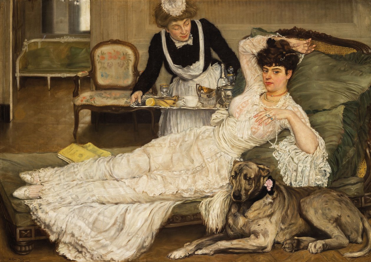 A gyönyörű lány, 1902. alkotó: Henry Caro Delvaille
