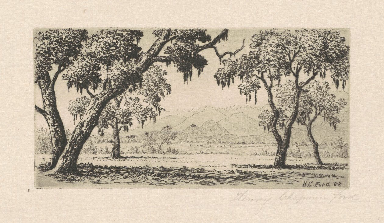 Kaliforniai táj, 1888. alkotó: Henry Chapman Ford