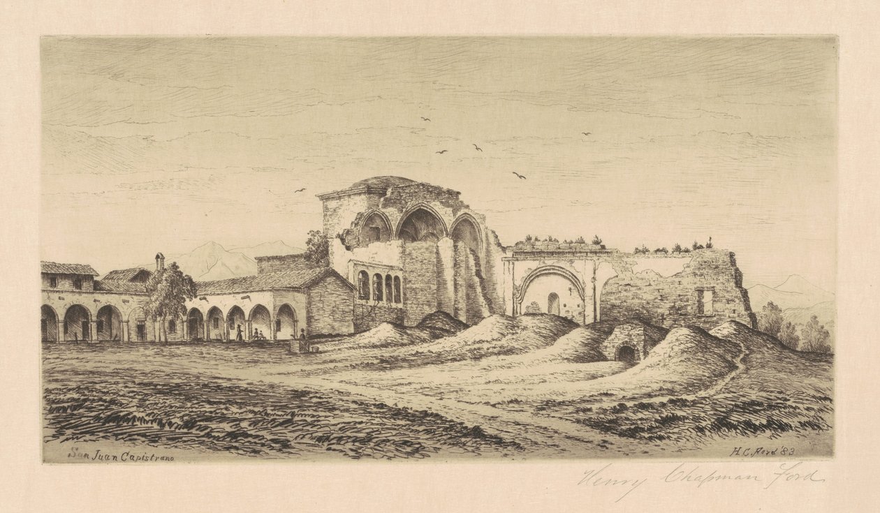 Kapisztrán Szent János misszió, alkotó: Henry Chapman Ford