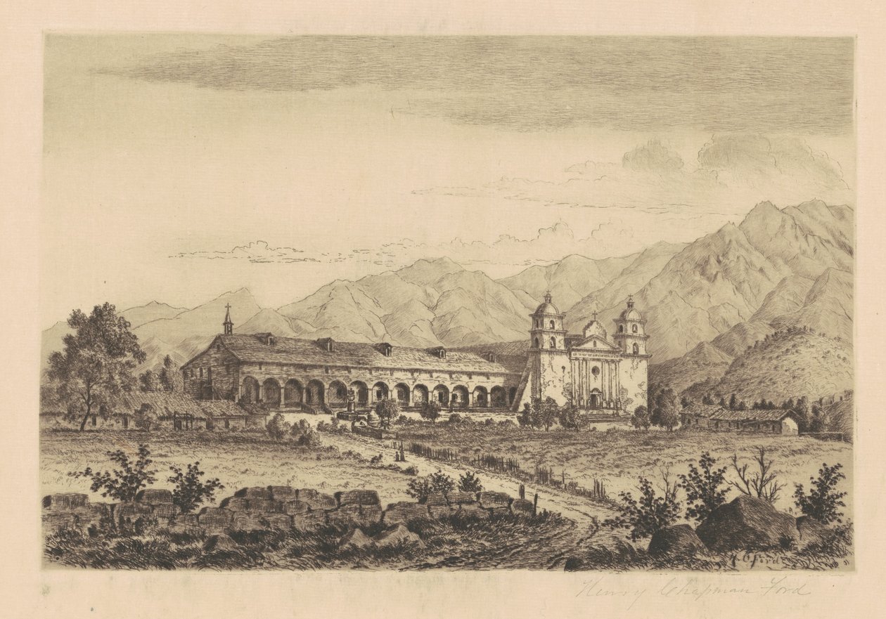 Santa Barbara küldetés alkotó: Henry Chapman Ford