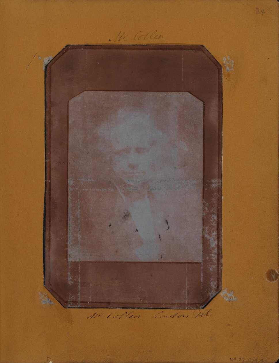 Egy férfi, valószínűleg Sir David Brewster mellhosszú portréja alkotó: Henry Collen