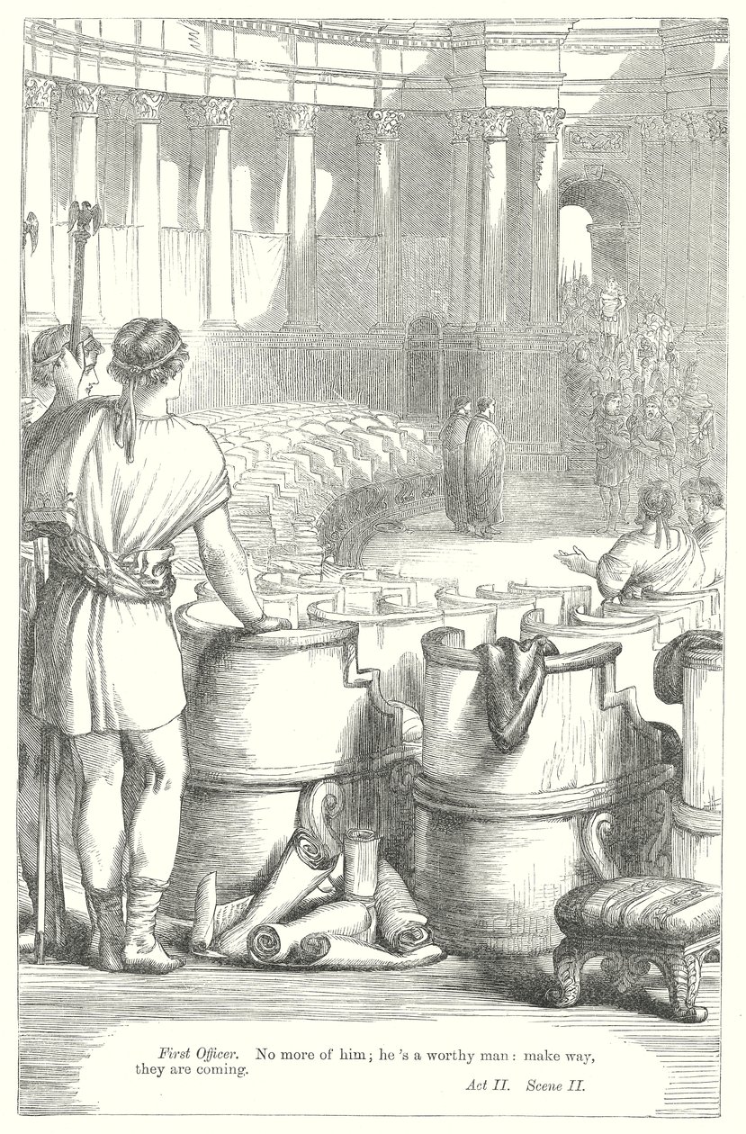 Coriolanus (metszet) alkotó: Henry Courtney (after) Selous