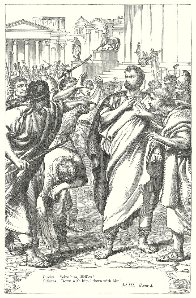 Coriolanus (metszet) alkotó: Henry Courtney (after) Selous