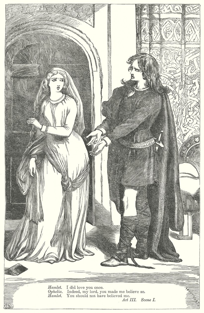 Hamlet (metszet) alkotó: Henry Courtney (after) Selous