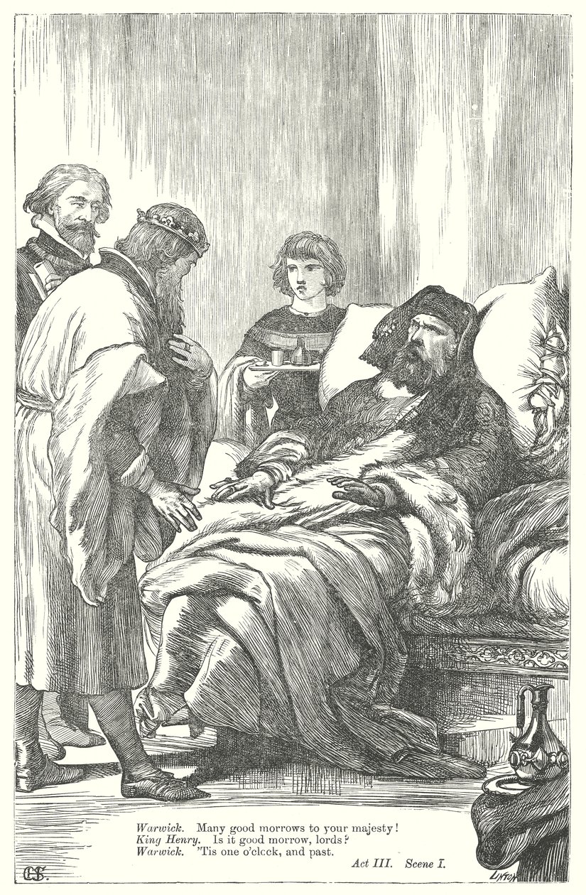 IV. Henrik király II. rész (metszet) alkotó: Henry Courtney (after) Selous
